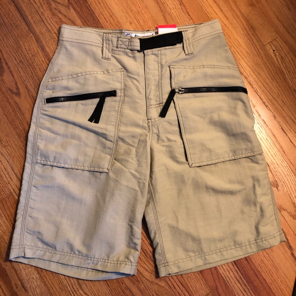 Men's Khaki Cargo Shorts
